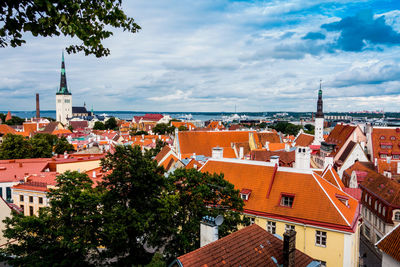 Cityscape against sky