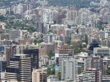 High angle view of cityscape