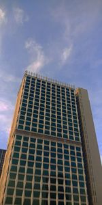 Low angle view of building against sky