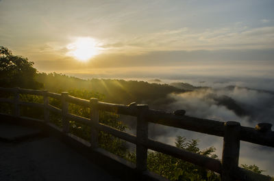 Scenic view of sky during sunset