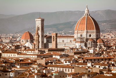 Cathedral in city of florence in italy 
