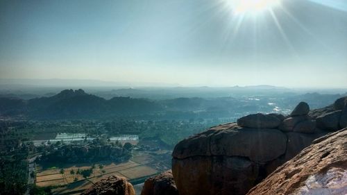 Panoramic view of landscape against sky