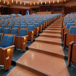 Empty chairs in room