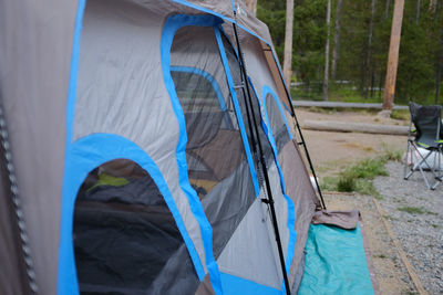 View of tent on sunny day