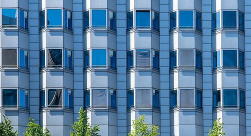 Full frame shot of modern building