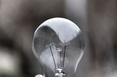 Close-up of light bulb