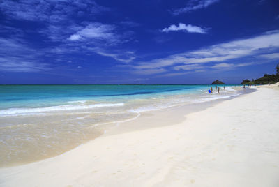 Scenic view of beach