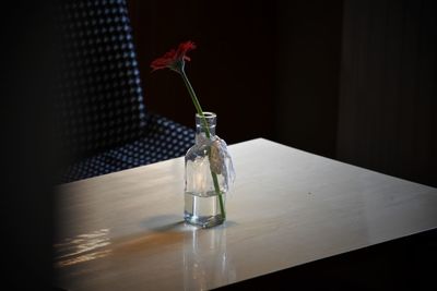 Close-up of vase on table