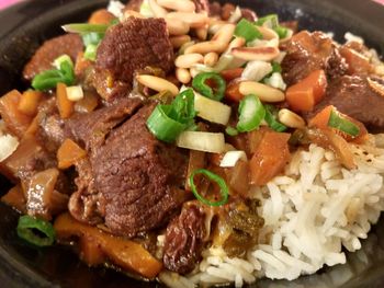 Close-up of food on plate