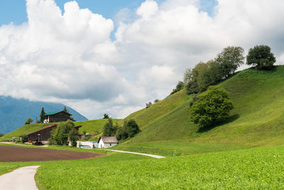 Panoramic view of landscape against sky