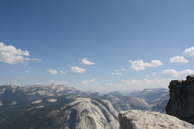 Beautiful landscape from a mountaintop