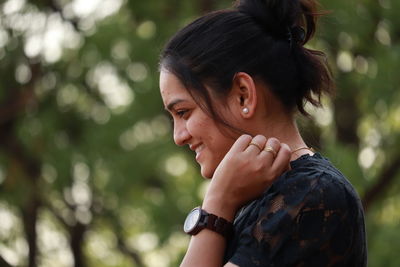 Portrait of a young woman