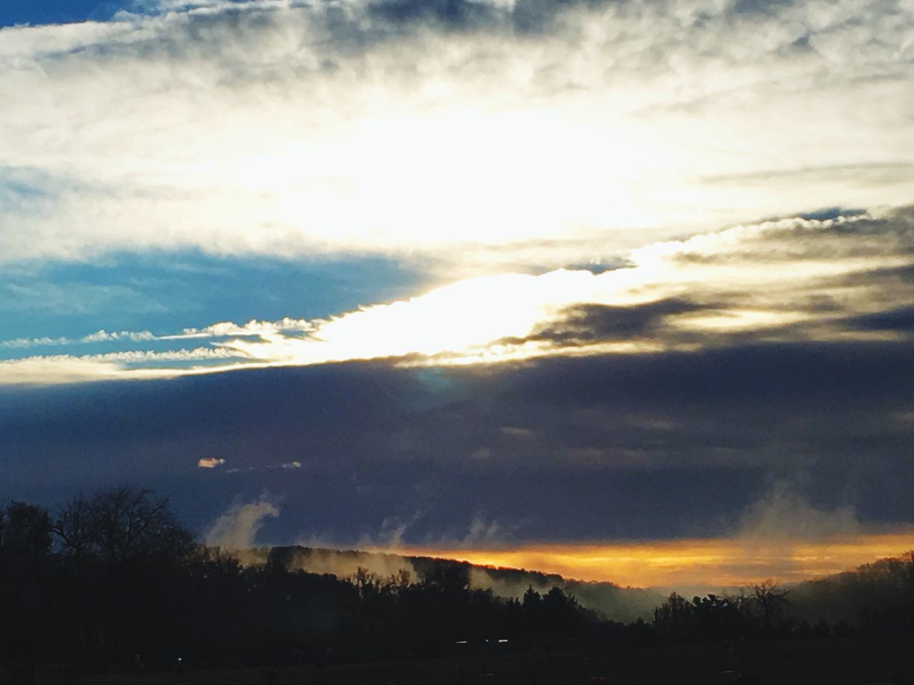 SCENIC VIEW OF DRAMATIC SKY OVER LANDSCAPE