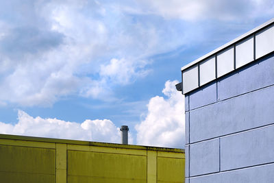 Low angle view of building against sky