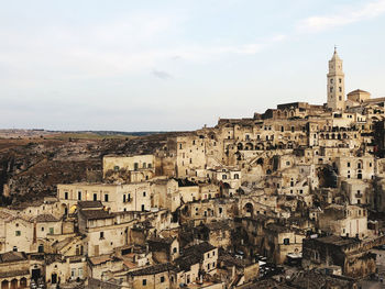 Aerial view of buildings in city