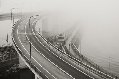 Train on railroad track