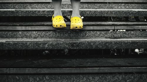 Train on railroad track