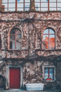 Low angle view of old building