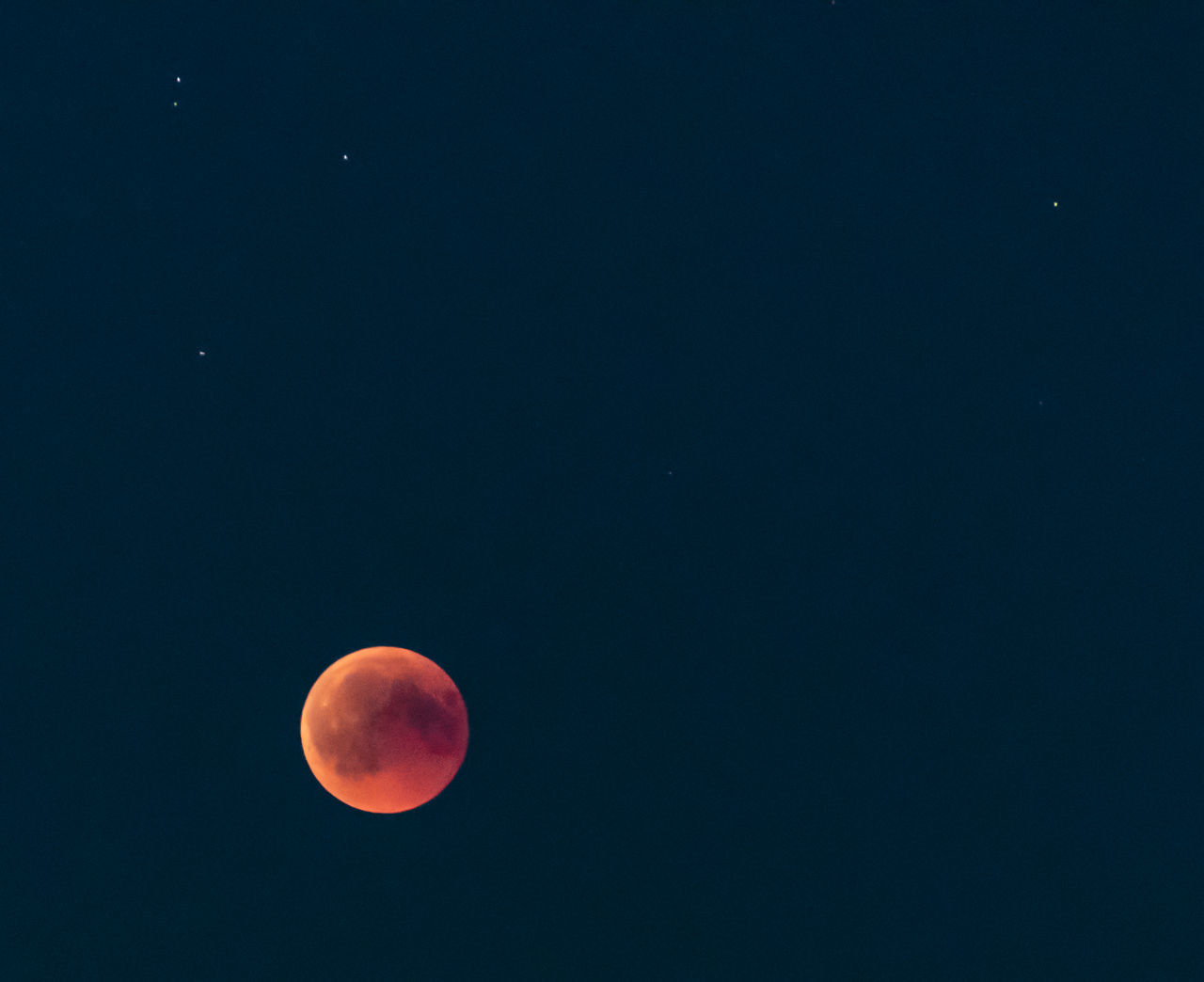 VIEW OF MOON AGAINST SKY