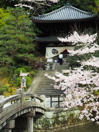 Built structure with trees in background