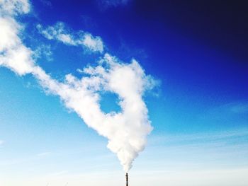 Low angle view of cloudy sky