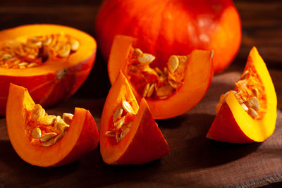 Close-up of pumpkin