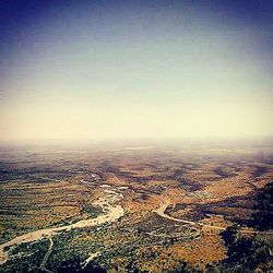 Aerial view of landscape