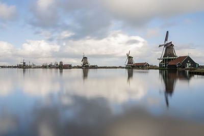 Reflection of sky on water