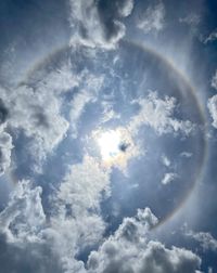 Low angle view of clouds in sky