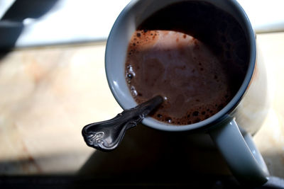 Close-up of coffee cup