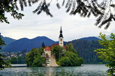 Sceic view of the isle of bled