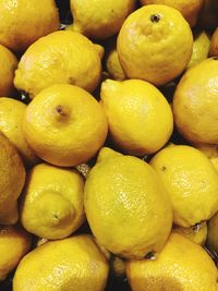 Full frame shot of fruits for sale in market