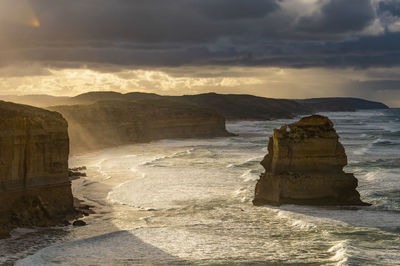 Scenic view of the australian coast at the twelve apostles