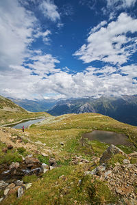 Scenic view of landscape against sky