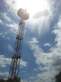 Low angle view of cloudy sky