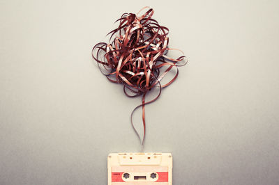 Close-up of telephone booth