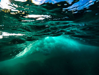 Underwater view of sea