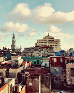 Cityscape against sky