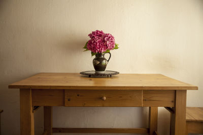 Close-up of vase on table