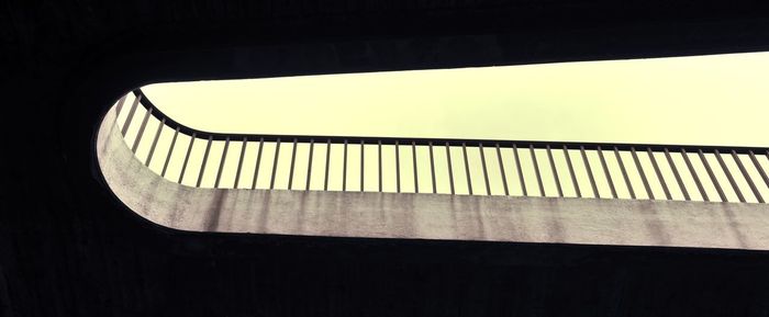 Low angle view of staircase in building