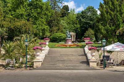 Statue in park