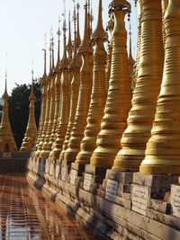 Architectural detail of a temple