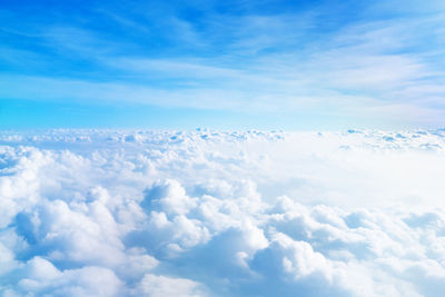 Low angle view of clouds in sky