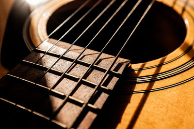 Close-up of guitar