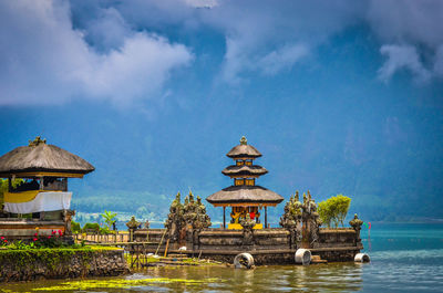 Built structure against blue sky