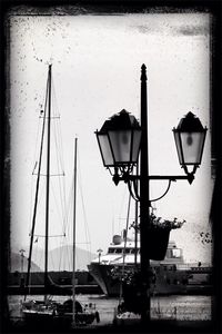 Boats in harbor