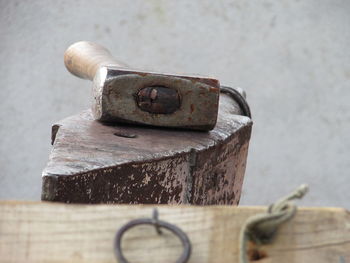 Close-up of rusty metal