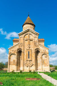 Low angle view of cathedral against sky