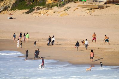 People at beach