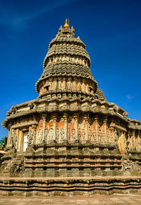 Low angle view of temple